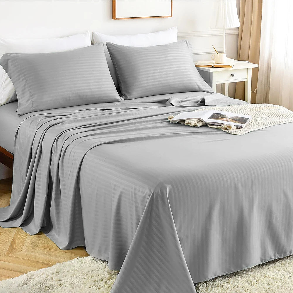 Luxury Hotel Style Bed Sheets, 4 Pieces Set