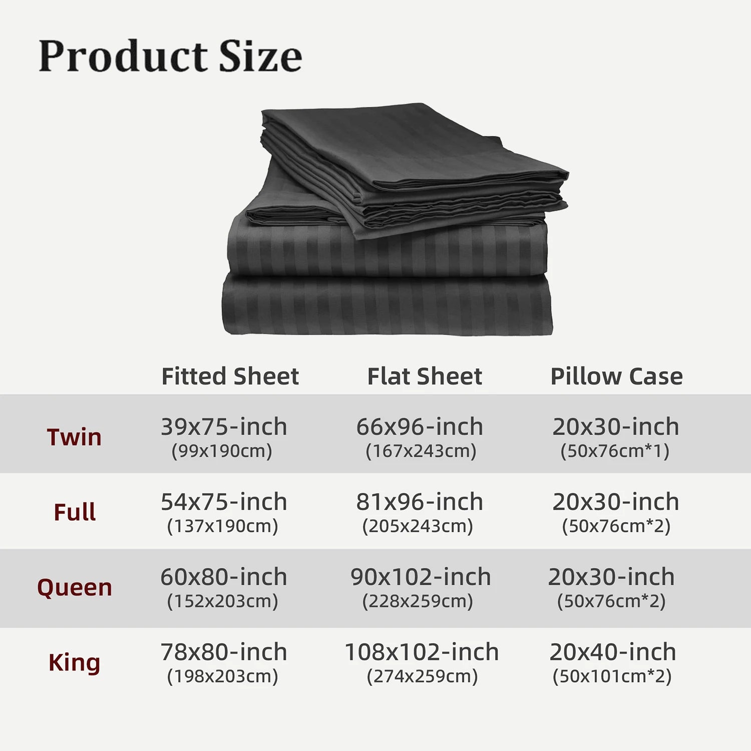 Luxury Hotel Style Bed Sheets, 4 Pieces Set