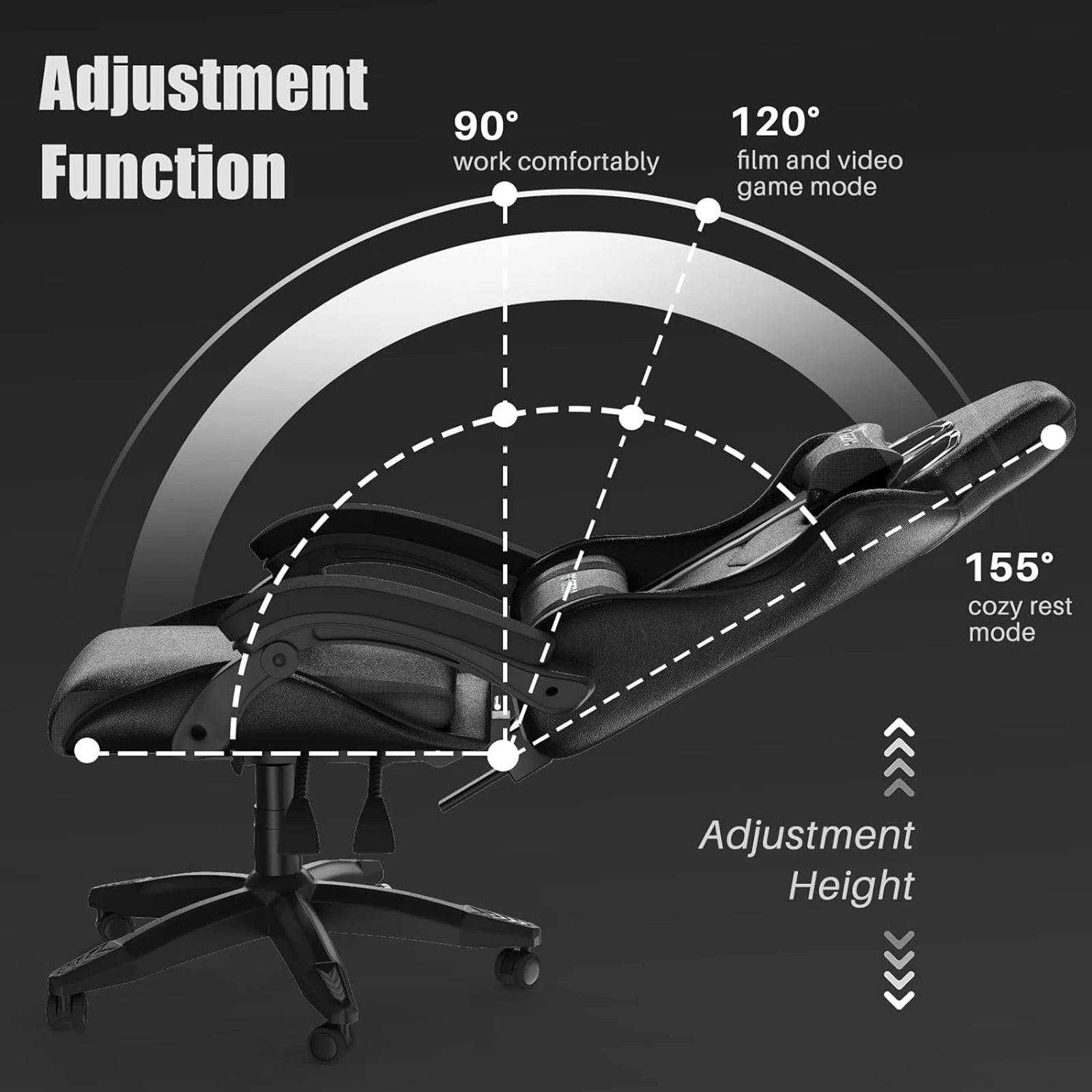 Bigzzia Ergonomic Gaming Chair