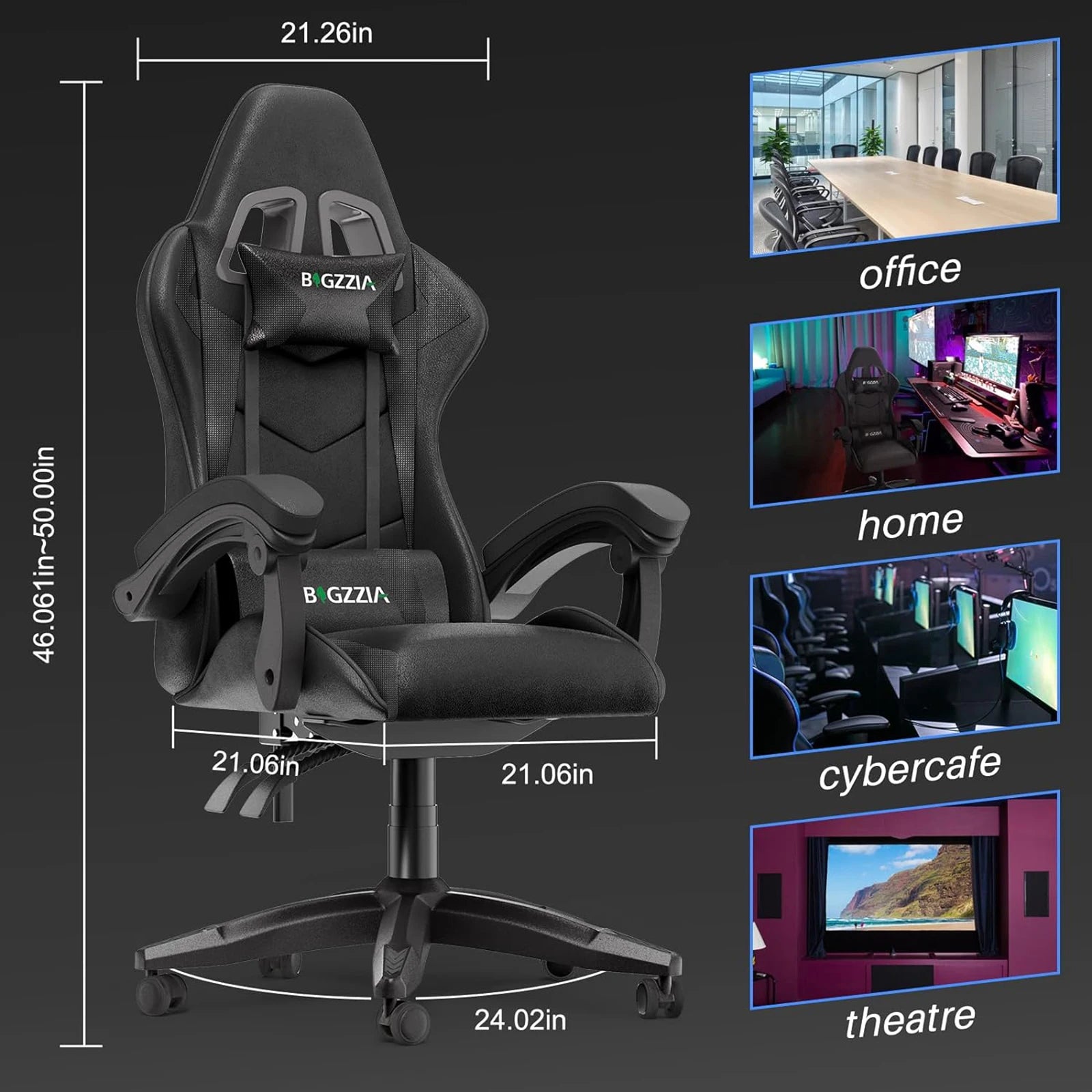 Bigzzia Ergonomic Gaming Chair