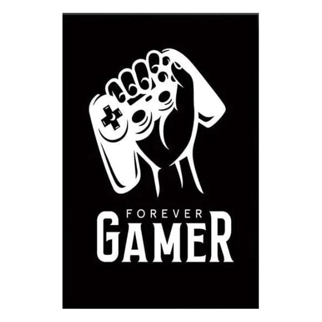 Black and White Gaming Wall Art