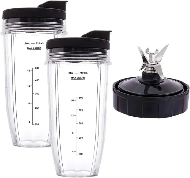 Ninja Blender Replacement Cups 24oz With Extractor Blade