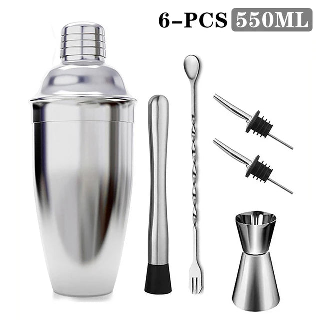 Boston Cocktail Shaker Set 20-Piece