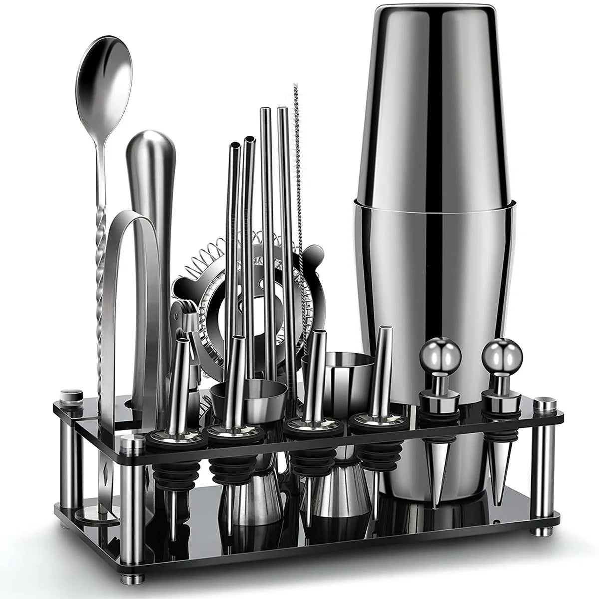 Boston Cocktail Shaker Set 20-Piece