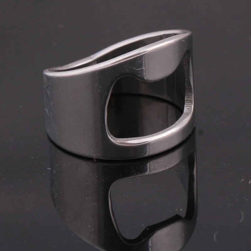 Stainless Steel Bottle Opener Ring