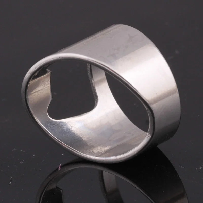 Stainless Steel Bottle Opener Ring