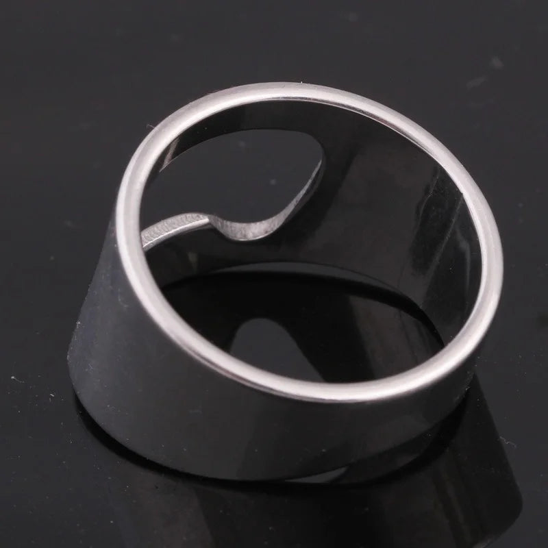 Stainless Steel Bottle Opener Ring