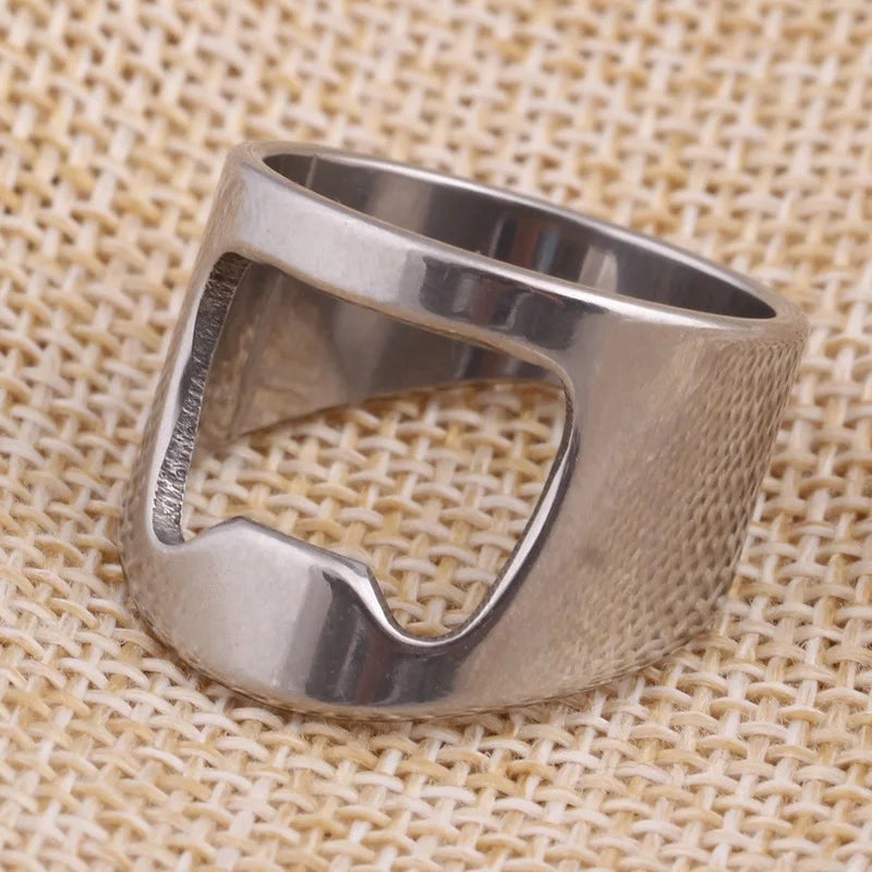 Stainless Steel Bottle Opener Ring