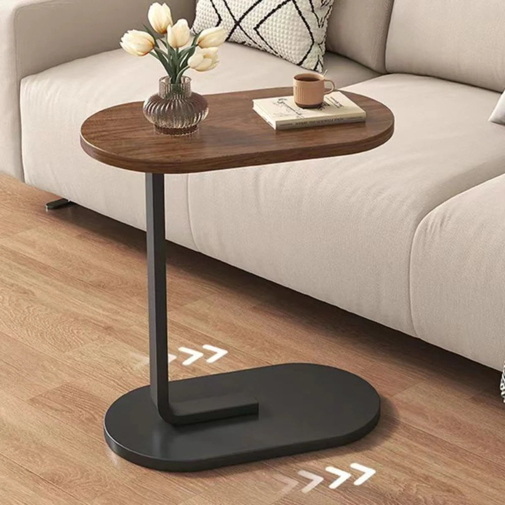 C Shaped Side Portable Table