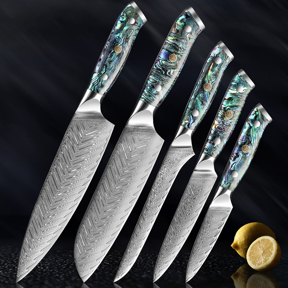 XITUO Damascus Steel Chef Knife Set