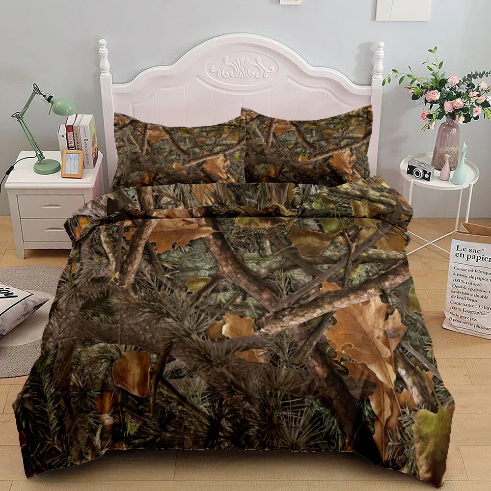 Camouflage Campus Duvet Cover Set