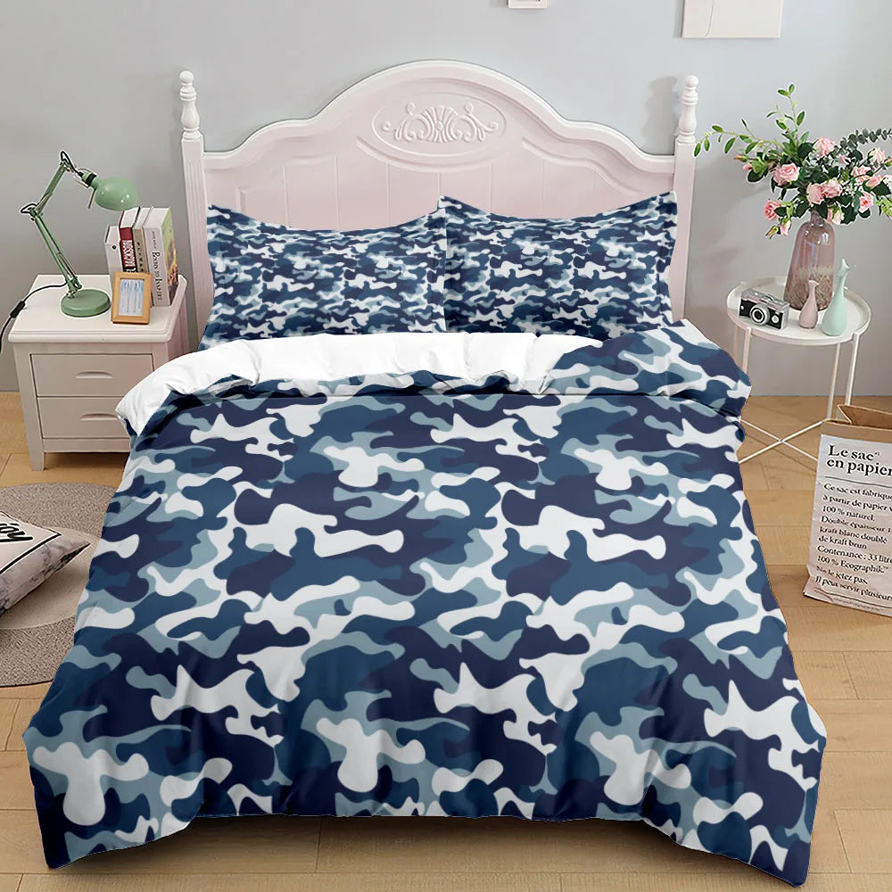 Camouflage Campus Duvet Cover Set