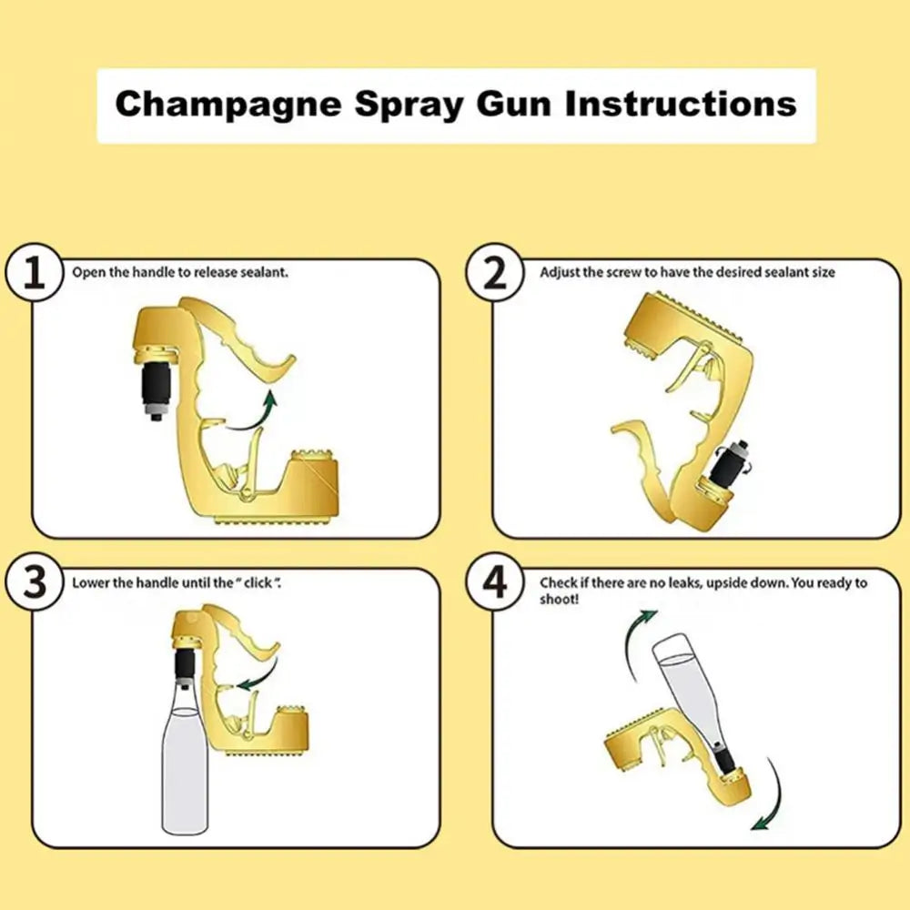 Fun Champagne Wine Sprayer Pistol