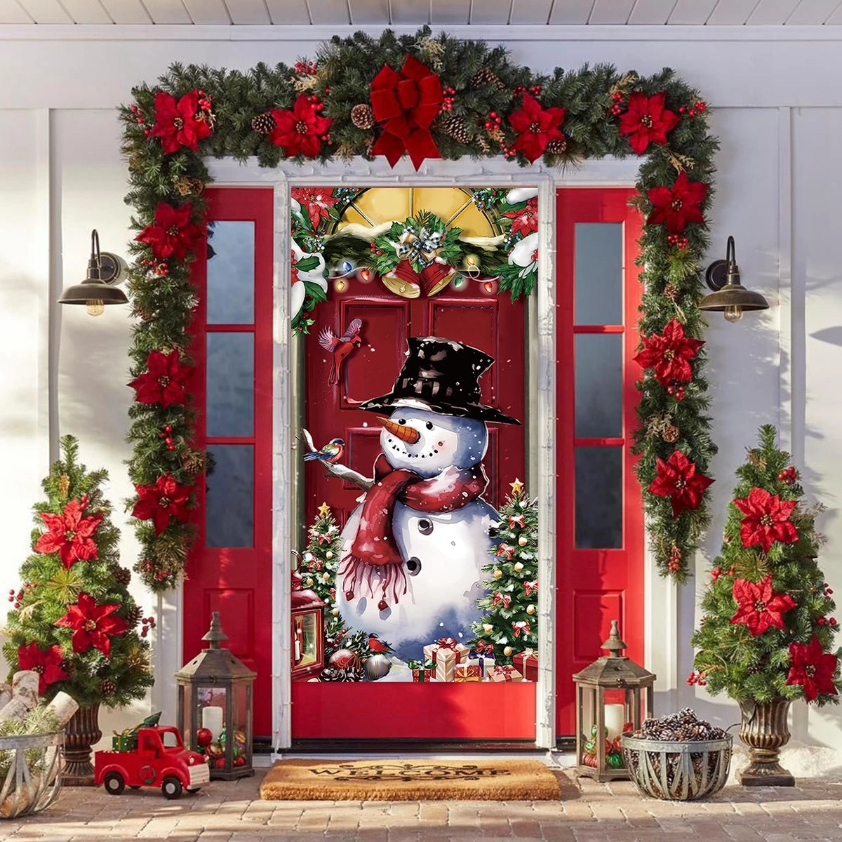 Christmas Hanging Door Banner Decoration