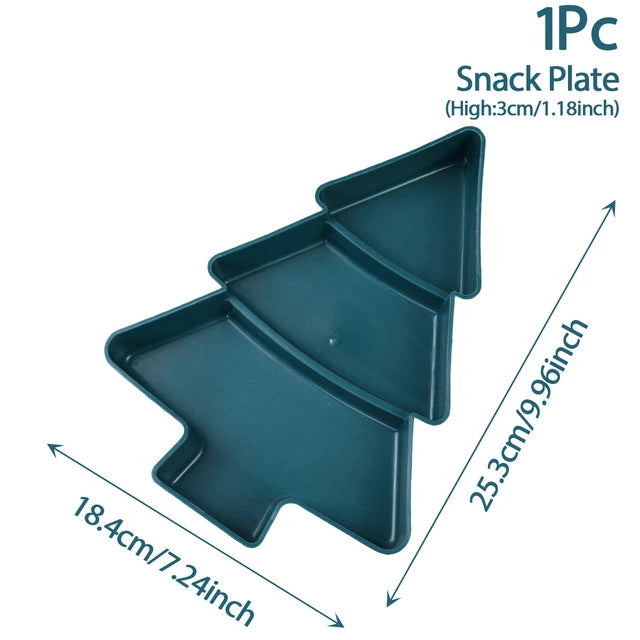 Christmas Tree Food Tray