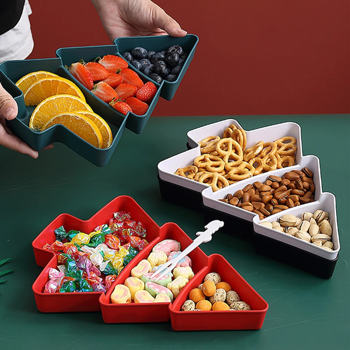 Christmas Tree Food Tray