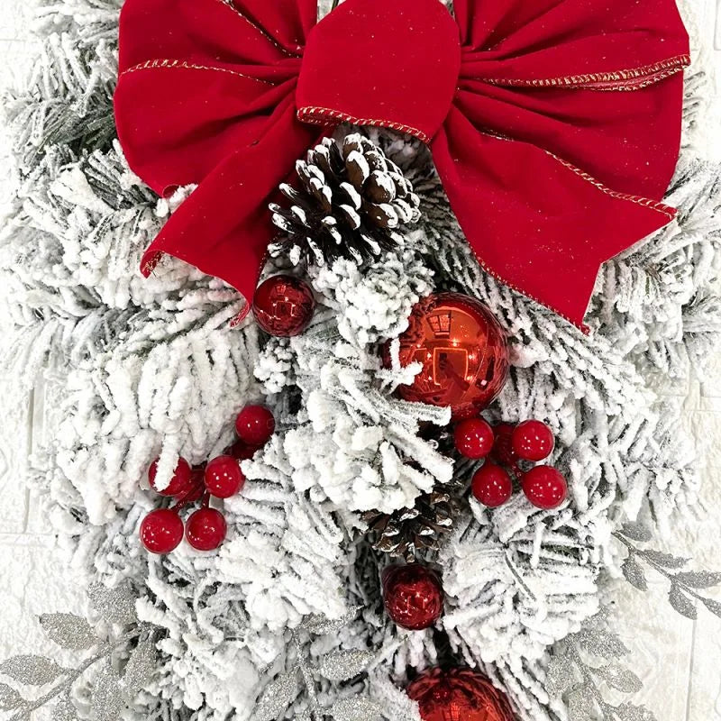 Christmas Wreath Rattan Set