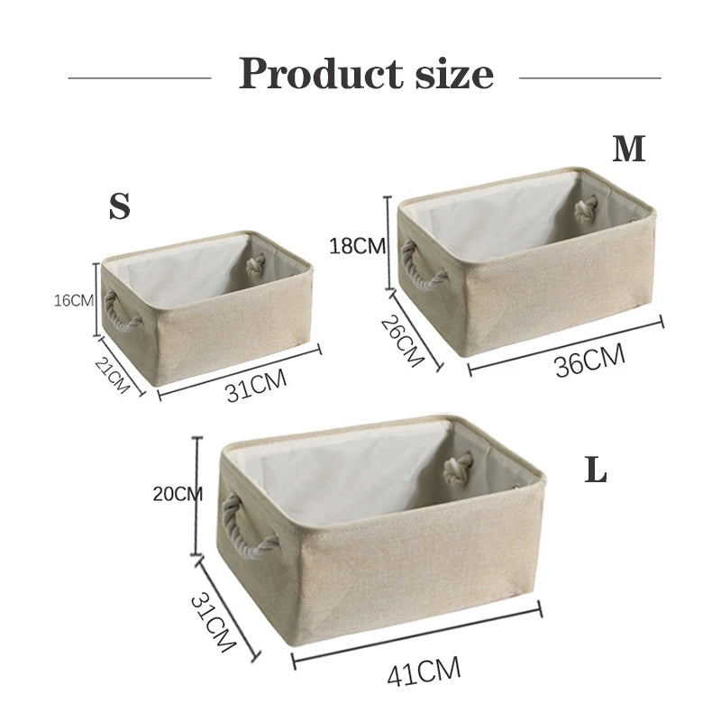 Collapsible Canvas Shelf Basket