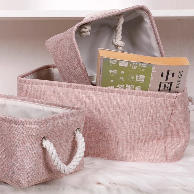 Collapsible Canvas Shelf Basket