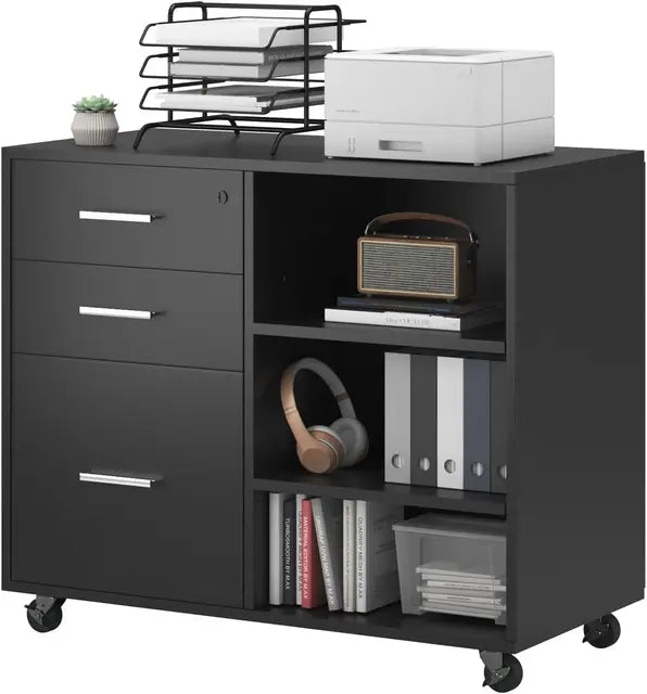 Comfort Corner 3 Drawer Mobile File Cabinet