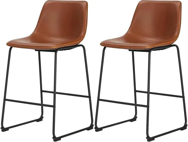 Modern Counter Height Bar Stools Set of 2