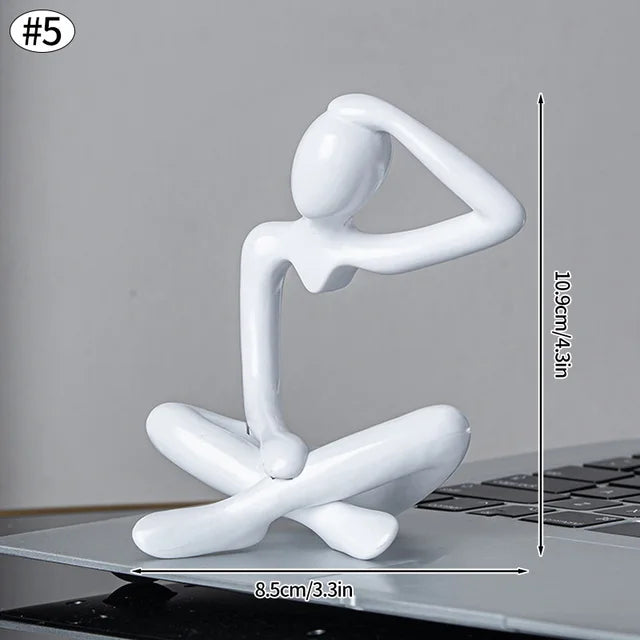 Style Ornament Thinker Statue