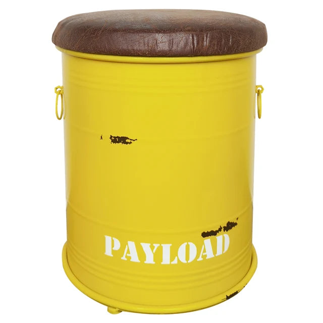 Creative Retro Paint Bucket Storage Stools