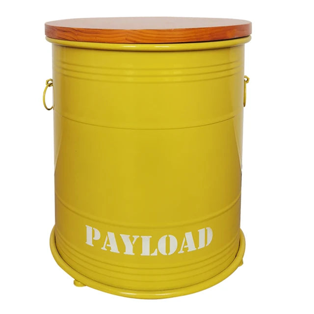 Creative Retro Paint Bucket Storage Stools