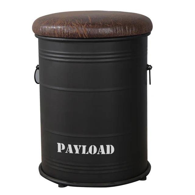 Creative Retro Paint Bucket Storage Stools