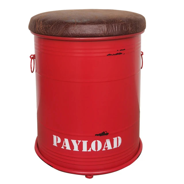 Creative Retro Paint Bucket Storage Stools