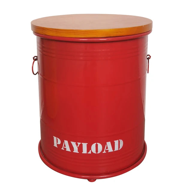 Creative Retro Paint Bucket Storage Stools