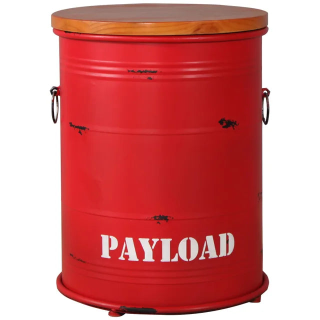 Creative Retro Paint Bucket Storage Stools