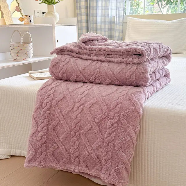 Curling Single-Layer Taffeta Blanket