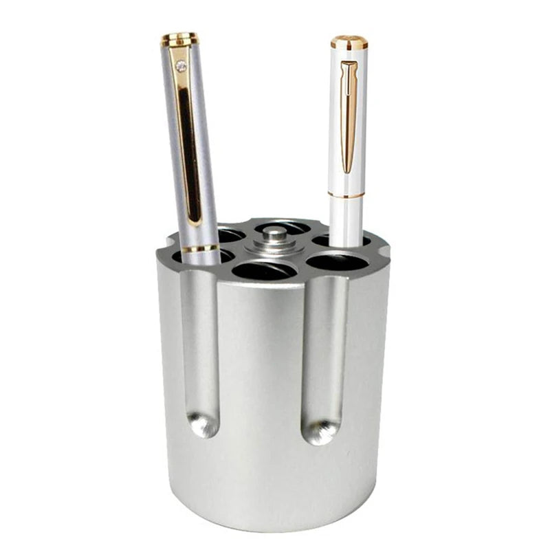 Revolver Pen Holder, 6 Slots