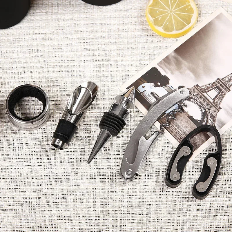 Deluxe Wine Opener Accessories Gift Tools Sets