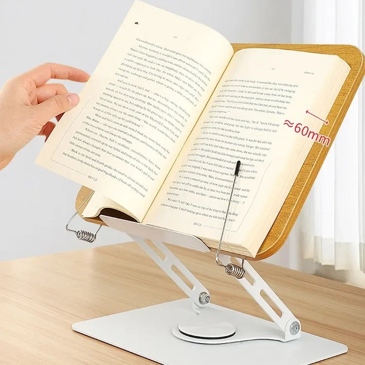 Desktop Book Stand, 360 degree Rotating Base