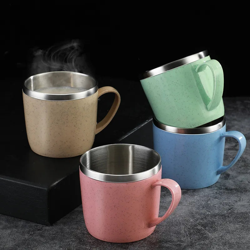 Double Layer Coffee Cup Cups