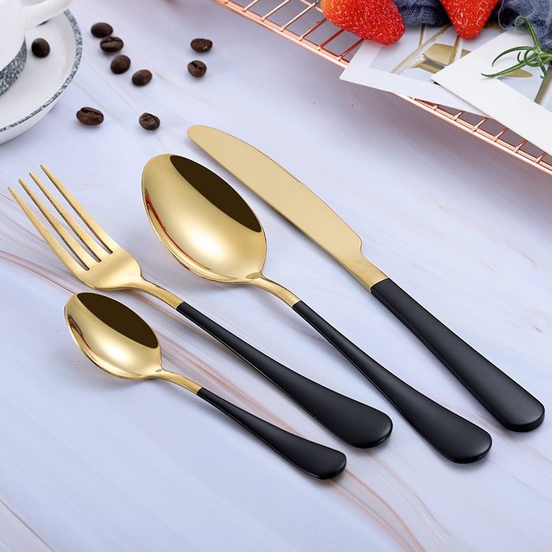 Multi-Colors Rainbow Cutlery Set, Dinnerware Set