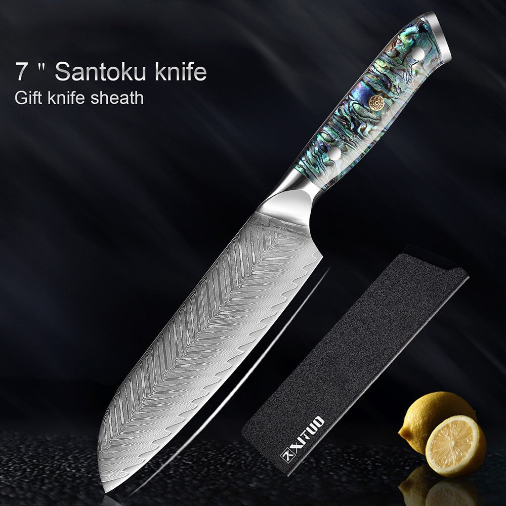 XITUO Damascus Steel Chef Knife Set