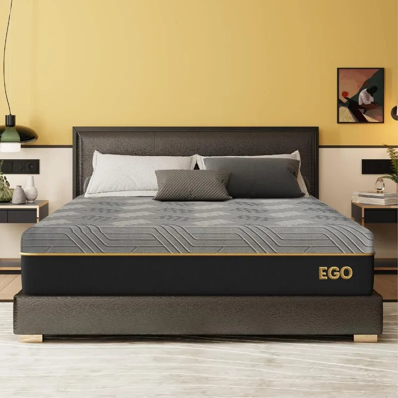 EGOHOME 12 Inch Queen Mattress, Memory Foam Mattress