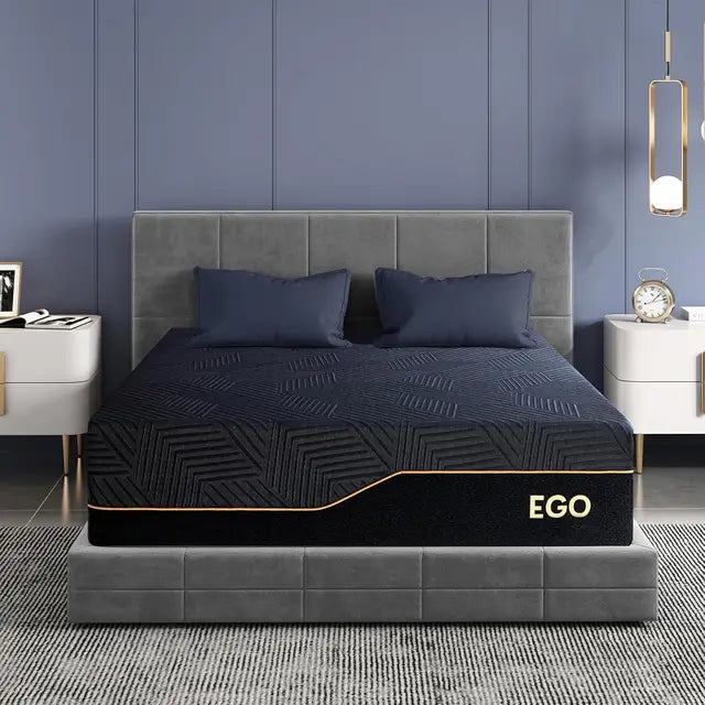 EGO HOME 14, 12, 10, Inch King Size Memory Foam Mattress