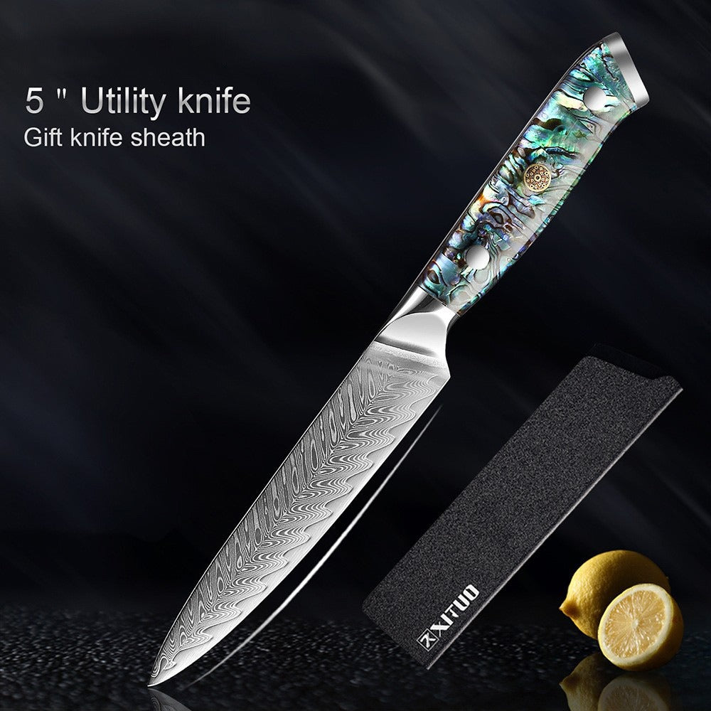 XITUO Damascus Steel Chef Knife Set