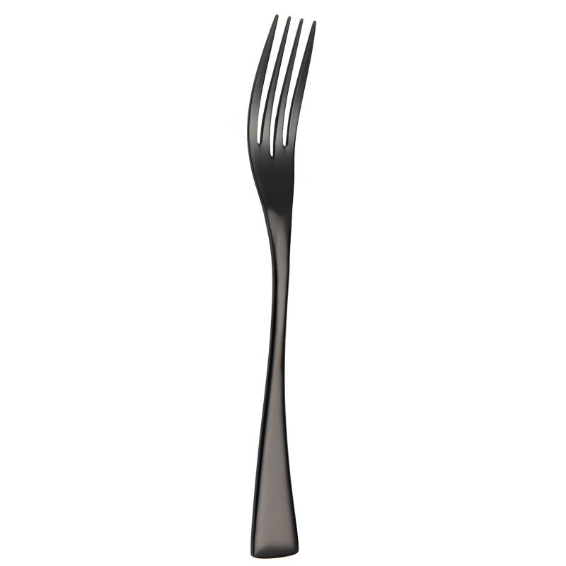 Titanium Black Stainless Steel Tableware