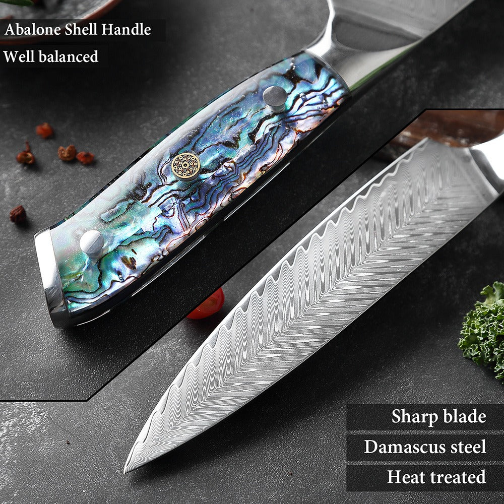 XITUO Damascus Steel Chef Knife Set