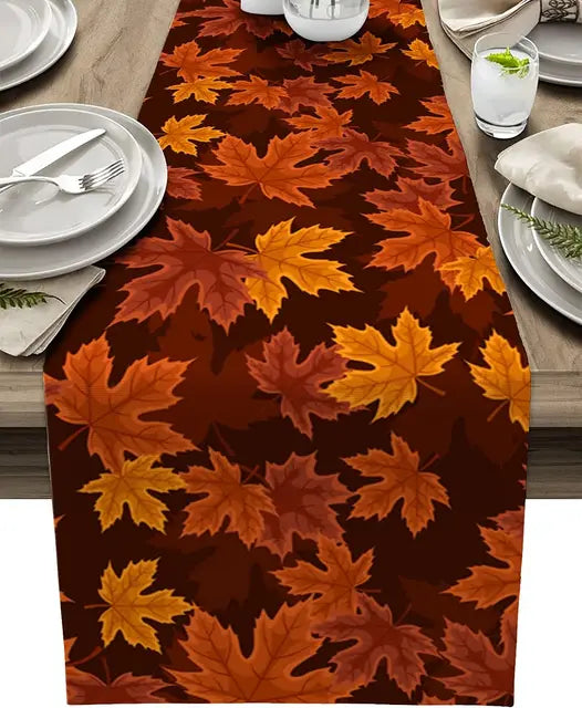 Fall Maple Leaf Table Runner