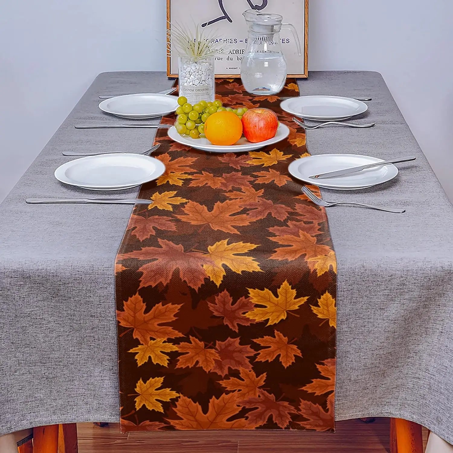 Fall Maple Leaf Table Runner