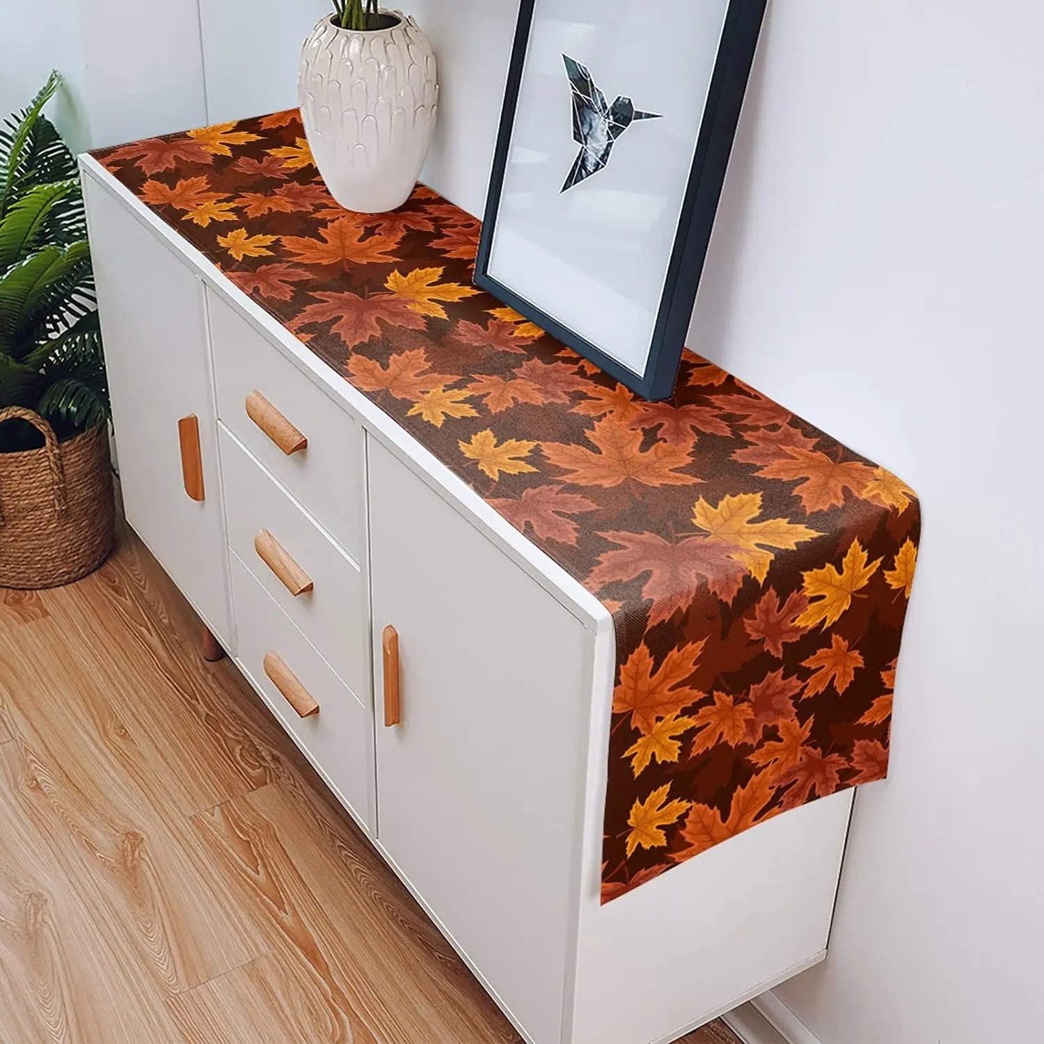 Fall Maple Leaf Table Runner