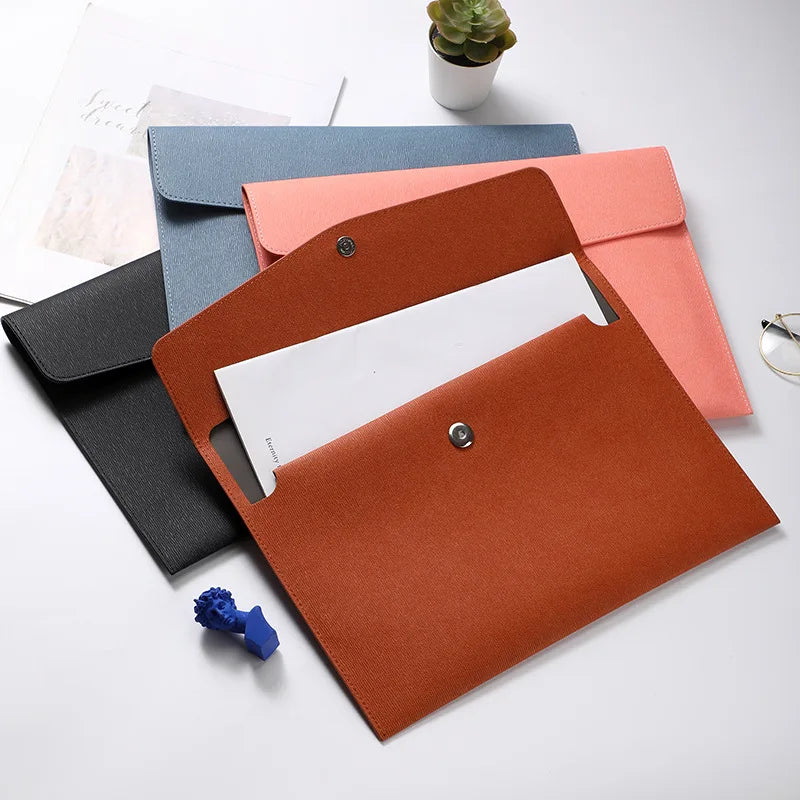 Faux Leather Document Folder