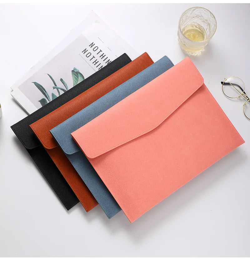 Faux Leather Document Folder