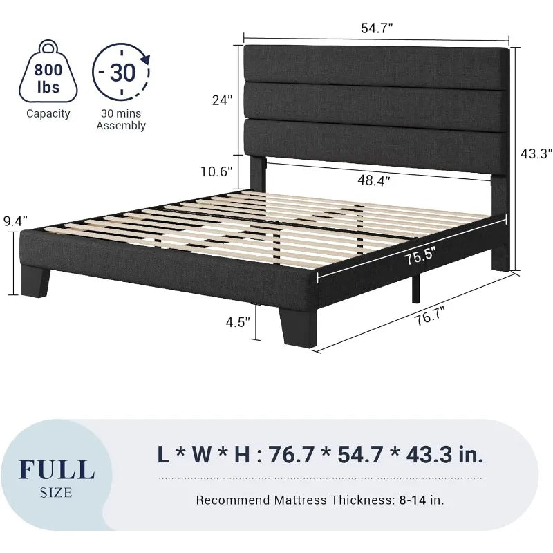 Full Size Platform Bed Frame